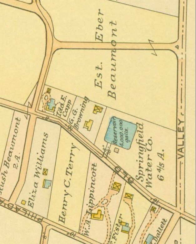 Eber Beaumont estate 1900 map not found