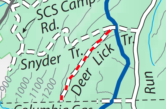 Deer Lick trail