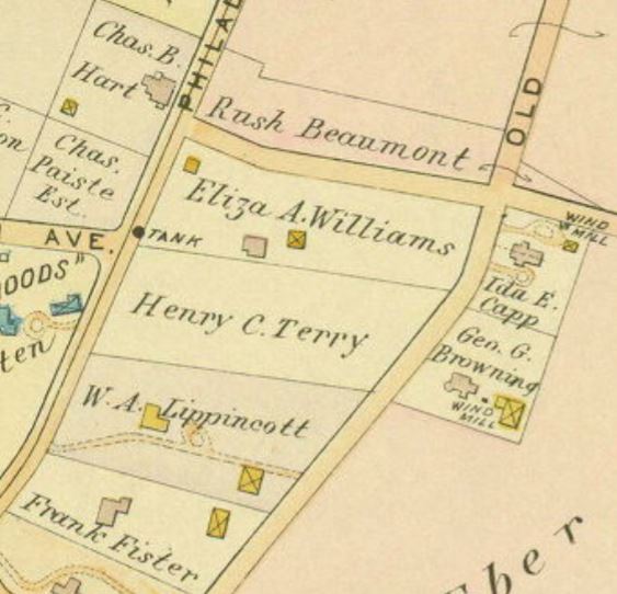 Eliza Williams 1897 map not found