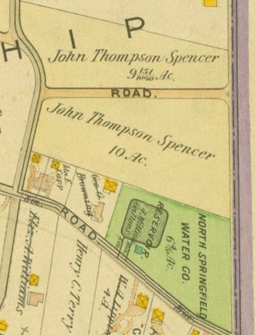 John Thompson Spencer 1908 map not found