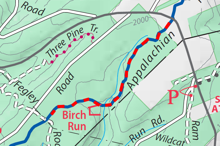 Appalacian Trail SR to FR