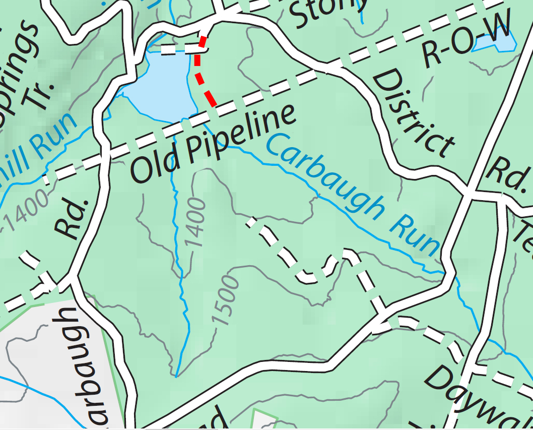 Carbaugh Reservoir trail