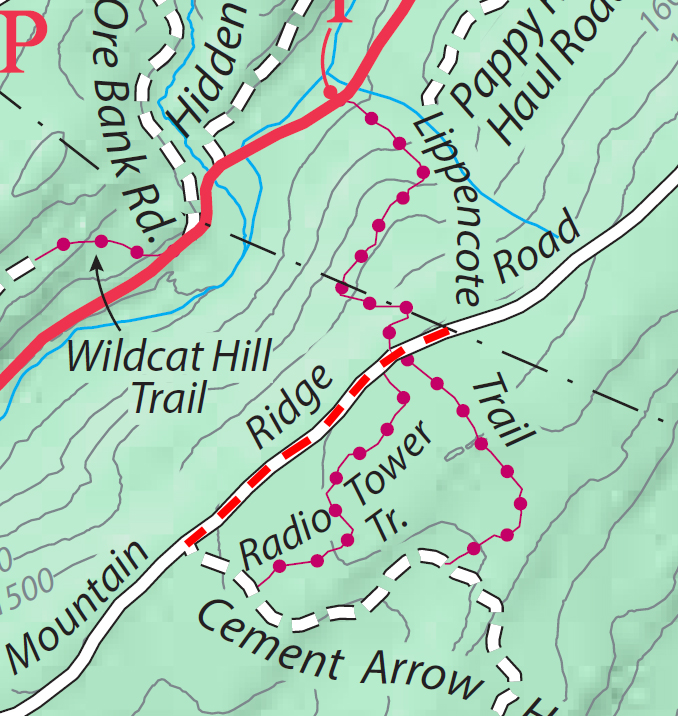 Piney Mountain Ridge road