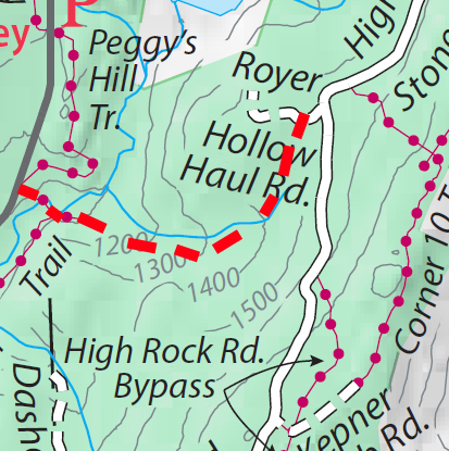 Royer Hollow trail  failed to load
