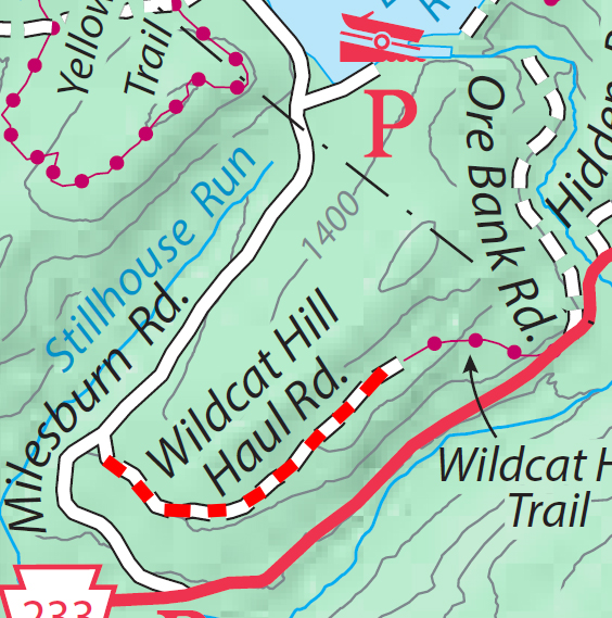 Wildcat Hill Haul road